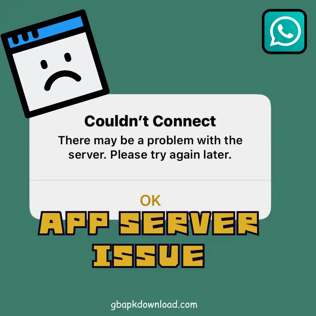 App Server issue to download GB WhatsApp