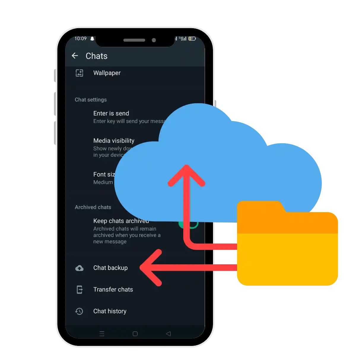 Backup data before switching from WhatsApp to GB WhatsApp