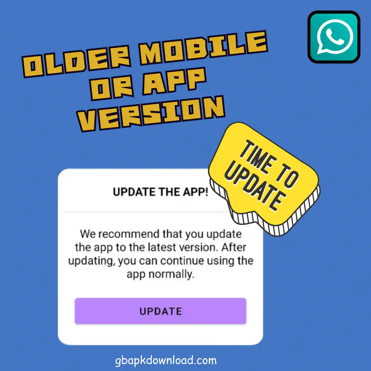 Older Mobile or App version 
